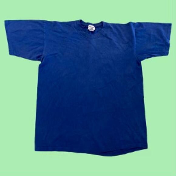 Blue Vintage Sturdy Tee By Lee Size L - Picture 1 of 4